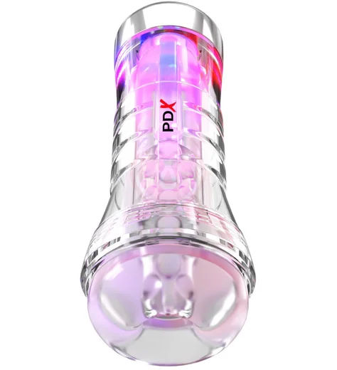 Мастурбатор в тубе с подсветкой Pipedream ViewTube Xxl прозрачный фото 1