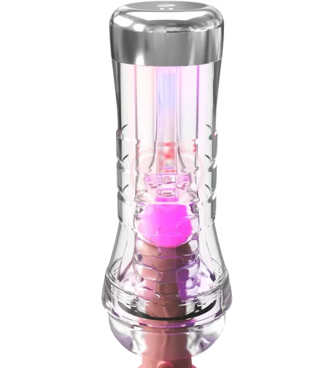 Мастурбатор в тубе с подсветкой Pipedream ViewTube Xxl прозрачный фото 2