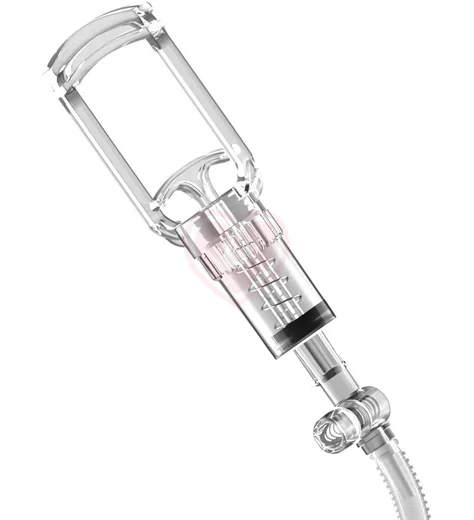 Мастурбатор с вакуумной помпой Pipedream ViewTube Vac Xxl прозрачный фото 3