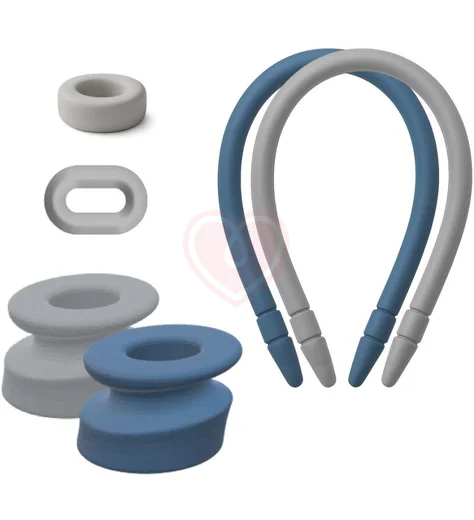 Экстендер для увеличения члена Cnex Lui Maxtender L серый фото 9