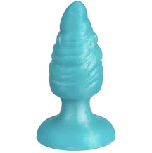 Фантазийная анальная пробка Silexd Fantasy Melty голубая