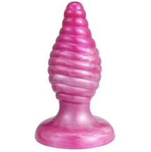 Фантазийная анальная пробка Silexd Fantasy Cherry розовая