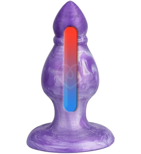 Фантазийная анальная пробка Silexd Fantasy Queen фиолетовая фото 2