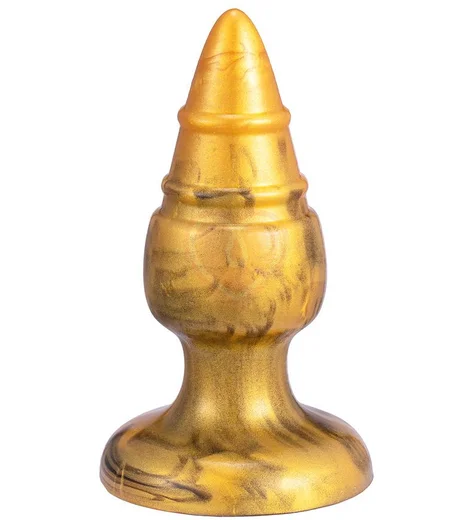 Фантазийная анальная пробка Silexd Fantasy Goldy золото фото 1
