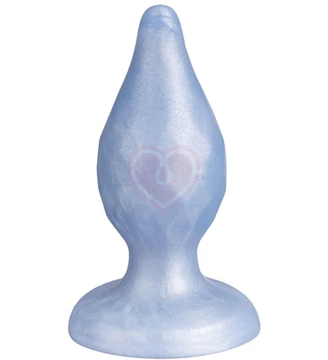 Фантазийная анальная пробка Silexd Fantasy Diamond серо-голубая фото 1