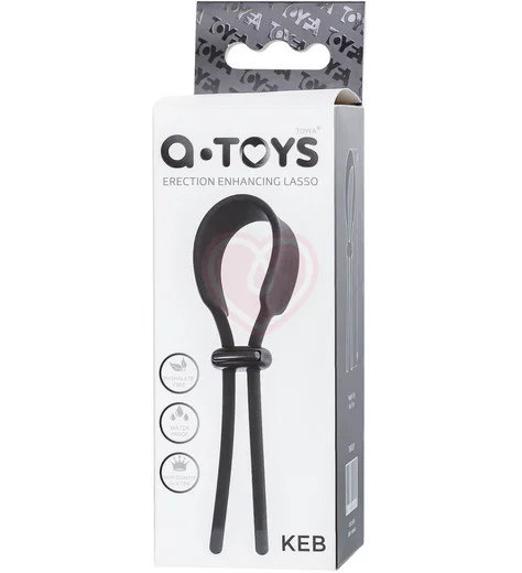 Лассо на член A-Toys by Toyfa Keb черное фото 4