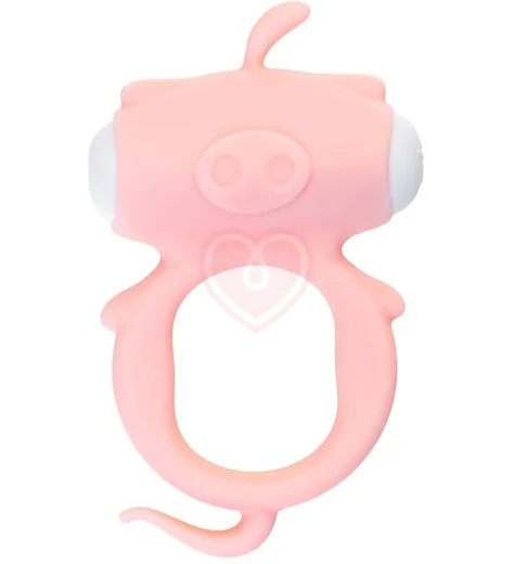 Эрекционное кольцо со съёмной вибропулей A-Toys by Toyfa Kear розовое фото 1