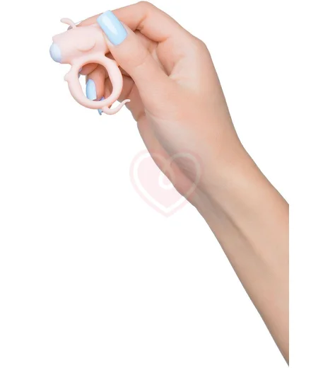 Эрекционное кольцо со съёмной вибропулей A-Toys by Toyfa Kear розовое фото 3