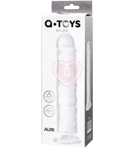 Фаллоимитатор на присоске A-Toys by Toyfa Auri прозрачный фото 5