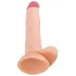 Реалистичный гибкий фаллоимитатор на присоске A-Toys by Toyfa Minc телесный фото 2
