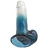 Реалистичный фаллоимитатор на присоске A-Toys by Toyfa Avy прозрачный синий фото 2