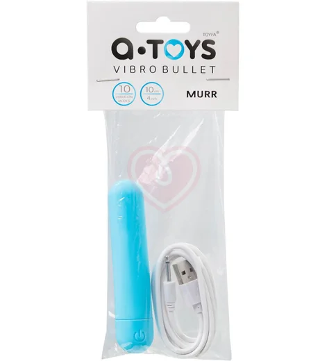 Вибропуля A-Toys by Toyfa Murr голубая фото 4