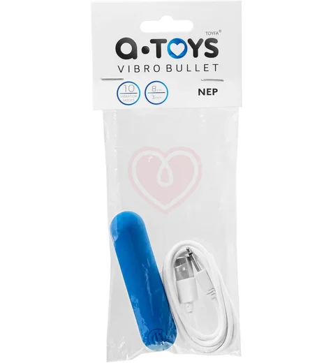 Вибропуля A-Toys by Toyfa Nep синяя фото 4