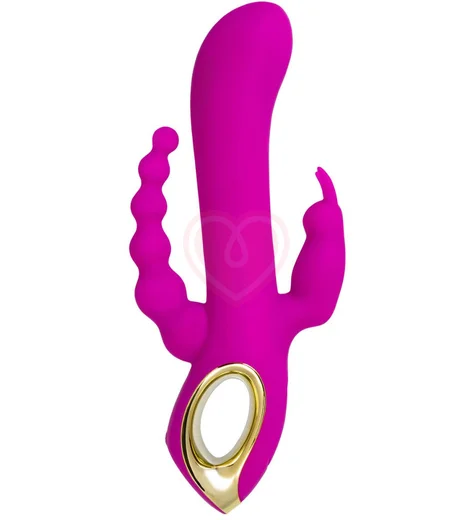 Тройной вибратор A-Toys by Toyfa Trinny фиолетовый фото 1