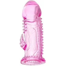 Насадка на член со стимуляцией клитора A-Toys by Toyfa Ruzy розовая