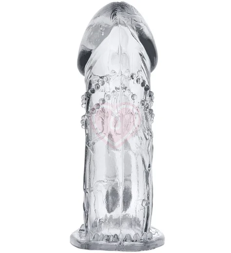 Насадка на член со стимуляцией клитора A-Toys by Toyfa Uco прозрачная фото 2