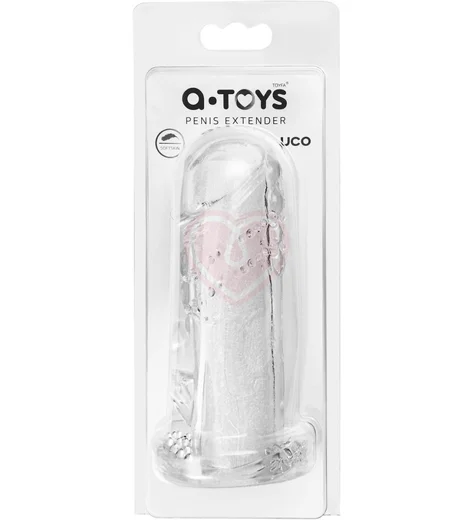 Насадка на член со стимуляцией клитора A-Toys by Toyfa Uco прозрачная фото 4