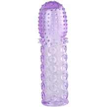 Насадка на член с рельефом A-Toys by Toyfa Zoct фиолетовая