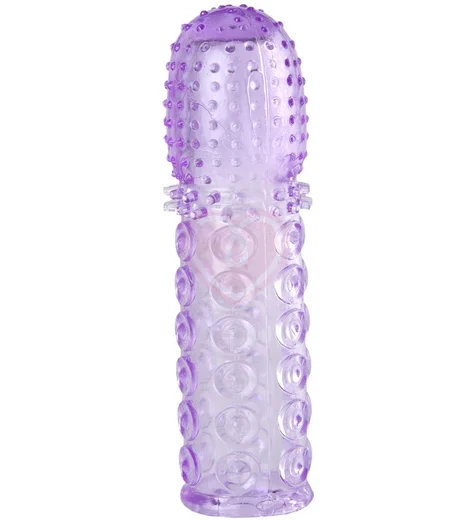 Насадка на член с рельефом A-Toys by Toyfa Zoct фиолетовая фото 1