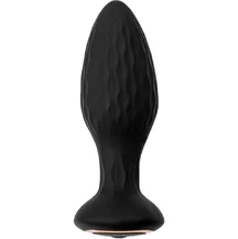 Анальная пробка с ротацией и пультом Popo Pleasure Tucana чёрная