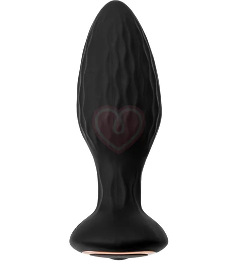 Анальная пробка с ротацией и пультом Popo Pleasure Tucana чёрная фото 1