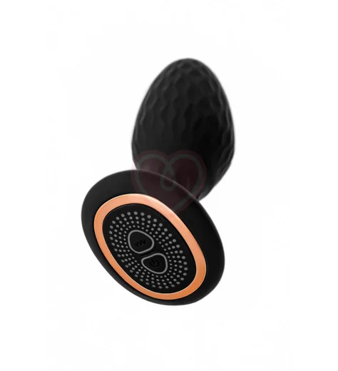 Анальная пробка с ротацией и пультом Popo Pleasure Tucana чёрная фото 3