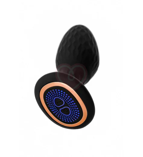 Анальная пробка с ротацией и пультом Popo Pleasure Tucana чёрная фото 4