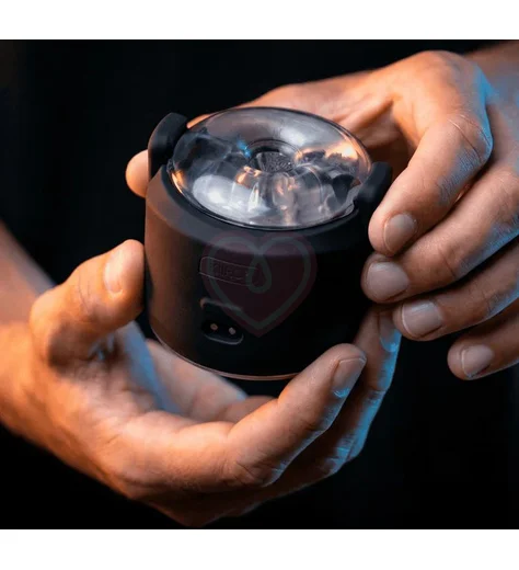 Интерактивный мастурбатор с управлением через приложение Kiiroo PowerShot чёрный фото 11