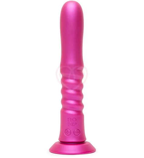 Вибратор на присоске Romp Jiggle розовый фото 1