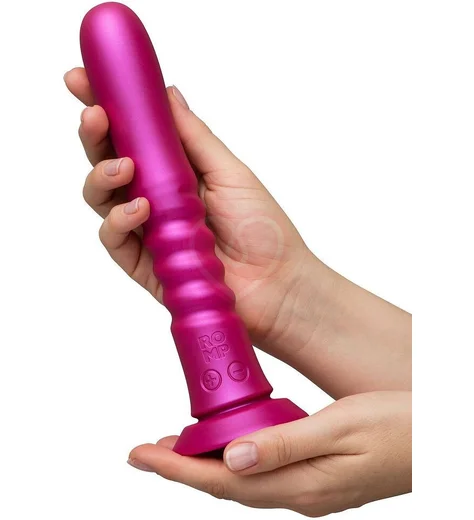 Вибратор на присоске Romp Jiggle розовый фото 6