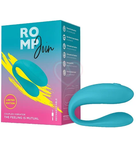 Вибратор для пар Romp Join голубой фото 4