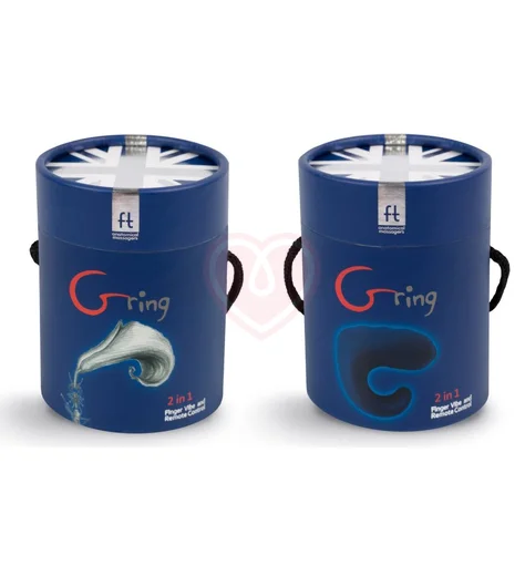 Мини-вибратор на палец Gvibe Gring синий фото 3