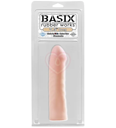 Фаллоимитатор Basix Dong 19 см телесный фото 2