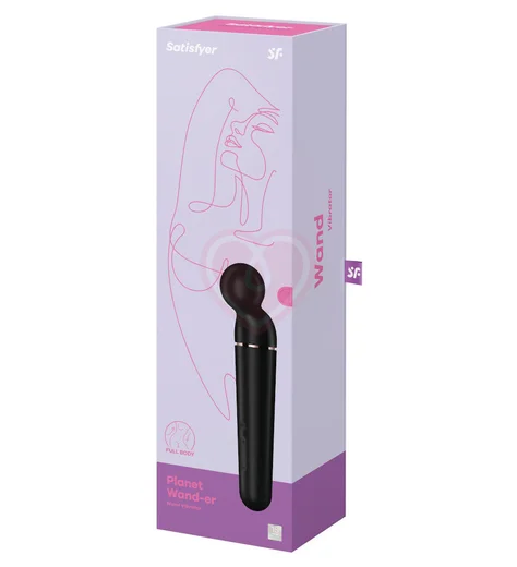 Вибромассажёр Satisfyer Planet Wand-er черный фото 5
