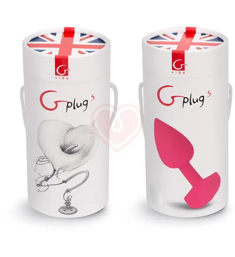 Анальная пробка с вибрацией Gvibe Gplug S малая розовая фото 4