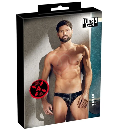 Мужские трусы под винил с молнией фото 4