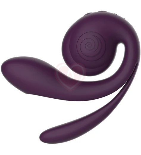 Вибратор для тройной стимуляции Svibe Gizi Pro фиолетовый фото 4