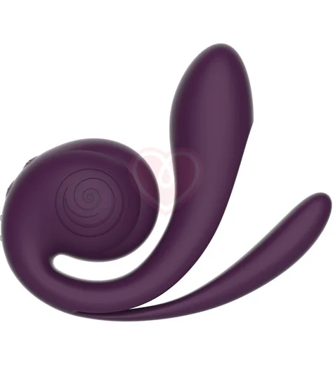 Вибратор для тройной стимуляции Svibe Gizi Pro фиолетовый фото 9