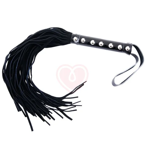 Флоггер из замши ToyFa Theatre чёрный фото 2