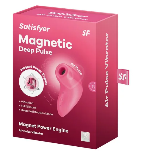 Вакуумный стимулятор Satisfyer Magnetic Deep Pulse розовый фото 5