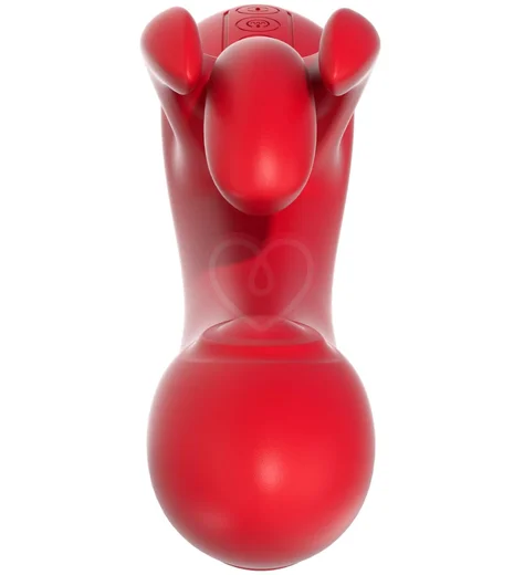 Вибратор-кролик Amovibe Trio Bliss красный фото 5