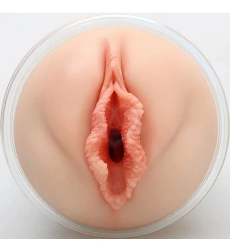 Мастурбатор вагина в стакане Naked Factory V-03 телесный фото 2