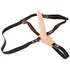 Гладкий страпон с вибрацией на ремешках Vibrating Strap-On фото 3