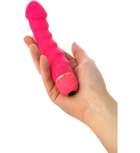 Вибратор с рёбрышками A-Toys by Toyfa Folly розовый фото 4