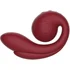 Вибратор для тройной стимуляции Svibe Gizi Pro бордовый фото 2