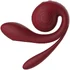 Вибратор для тройной стимуляции Svibe Gizi Pro бордовый фото 3