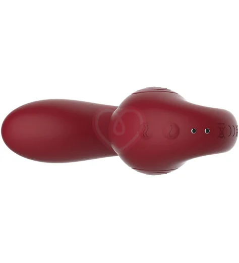 Вибратор для тройной стимуляции Svibe Gizi Pro бордовый фото 6