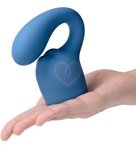 Насадка с утяжелённым кончиком для массажёра Le Wand Petite Glider синяя фото 2