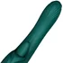 Пульсирующий вибратор с язычком для клитора Zalo Ares зелёный фото 4