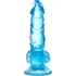 Фаллоимитатор на присоске A-Toys by Toyfa Indy голубой фото 6